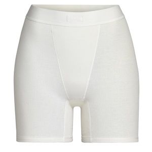 NWT SKIMS COTTON RIB BOXER